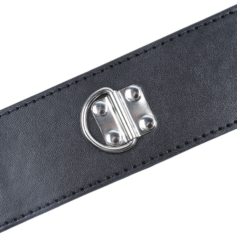 OHMAMA FETISCH - HANDGELENKFESSELN MIT METALLDRUCKSCHNAPPVERSCHLUSS