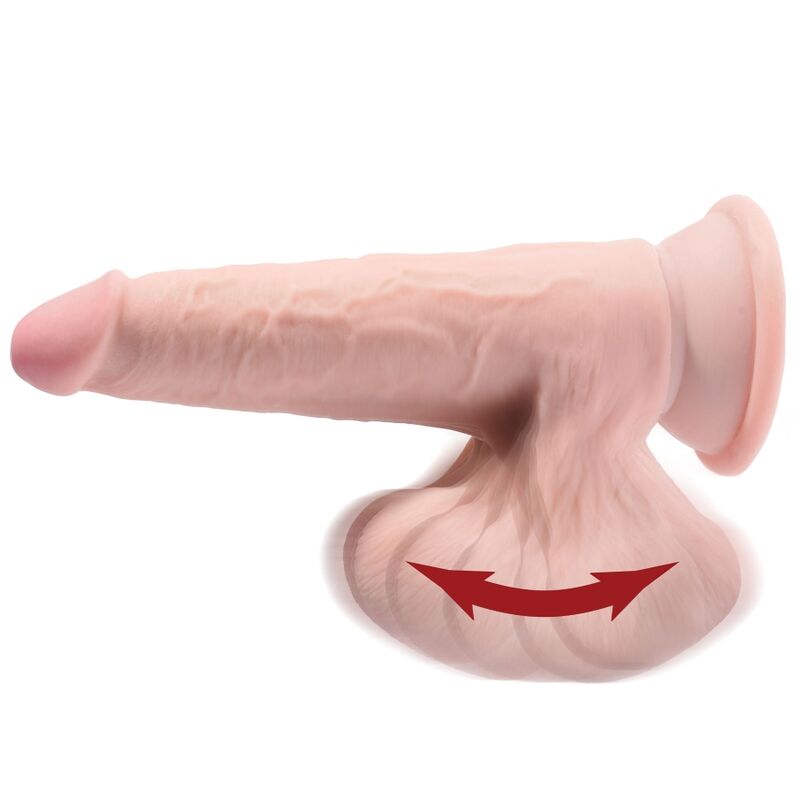 KING COCK - PLUS BALLS 3D DILDO 20,3 CM