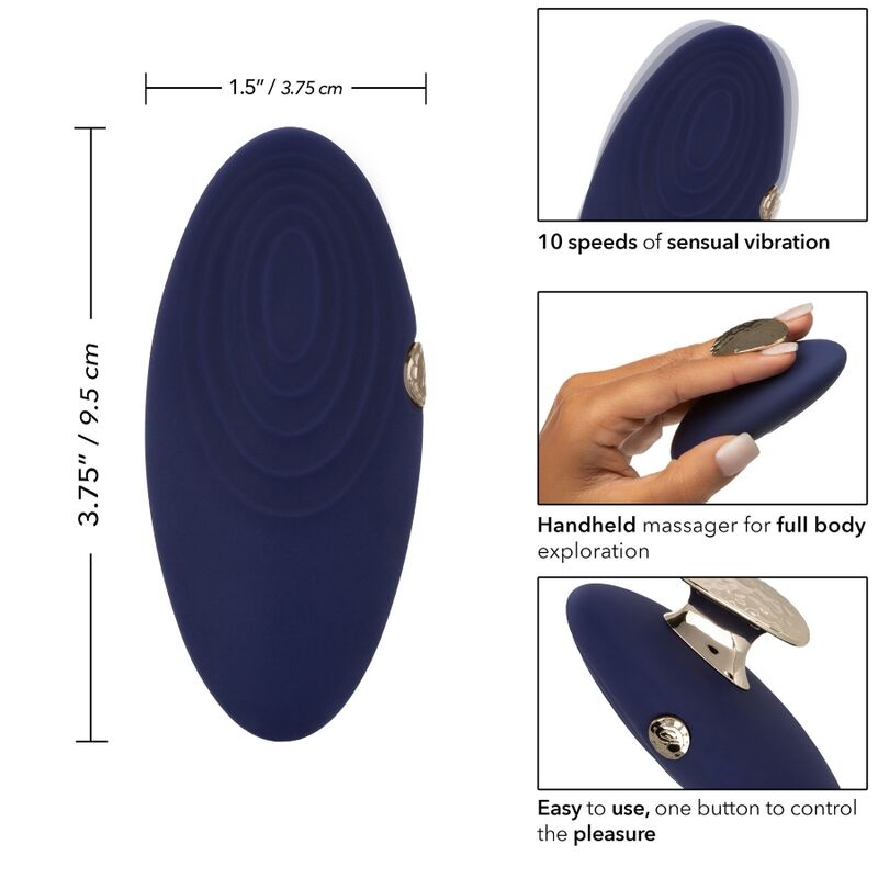 Schicker lila Stimulator mit 10 Geschwindigkeiten