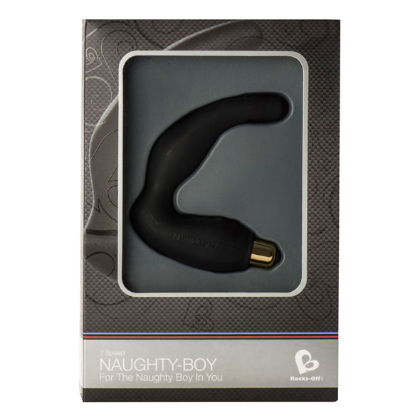 Naughty-Boy männlicher G-Punkt-Massager 7 V schwarz 