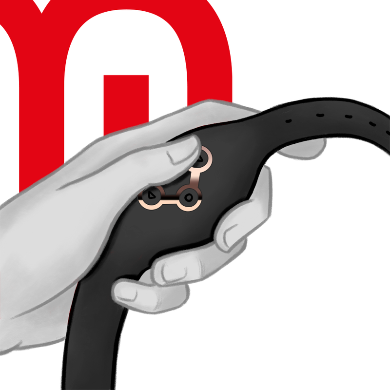 Funkfernbedienungsuhr mit Jet- und Kupfertechnologie