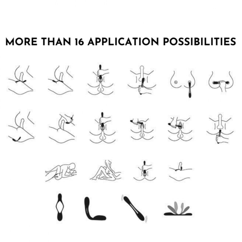 SATISFYER - BLAUER MULTI-ELASTISCHER VIBRATOR