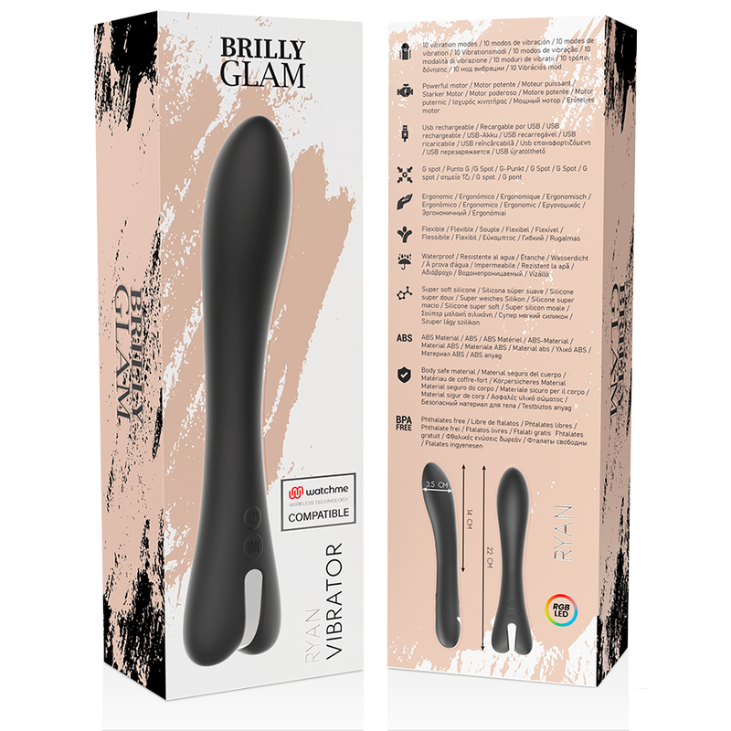BRILLY GLAM - RYAN VIBRATOR WATCHME DRAHTLOS KOMPATIBLE TECHNOLOGIE