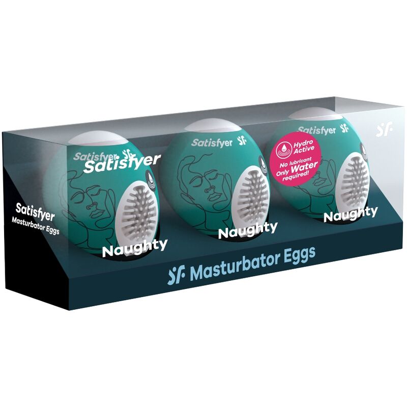 SATISFYER - 3 UNARTIGE MASTURBIERENDE EIER