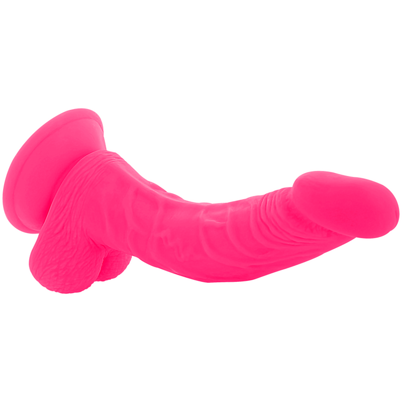 DIVERSIA – PINK FLEXIBLER, LEUCHTENDES DILDO 21,5 CM – O – 4,5 CM