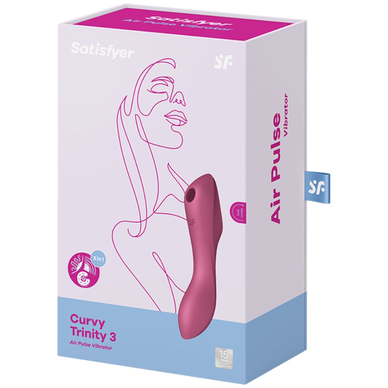 Curvy Trinity 3 Roter Stimulator und Vibrator