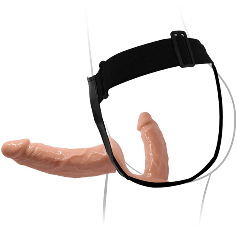 BAILE - ULTRA LEIDENSCHAFTLICHER DOPPELDILDO MIT HARNESS