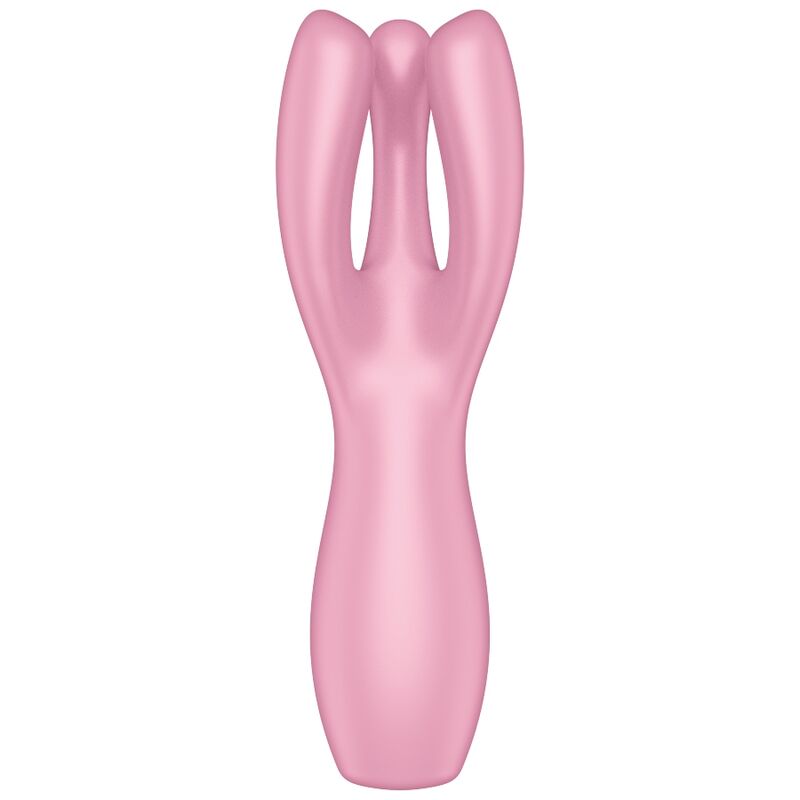 SATISFYER - DREIER-VIBRATOR IN MINT-MILCH