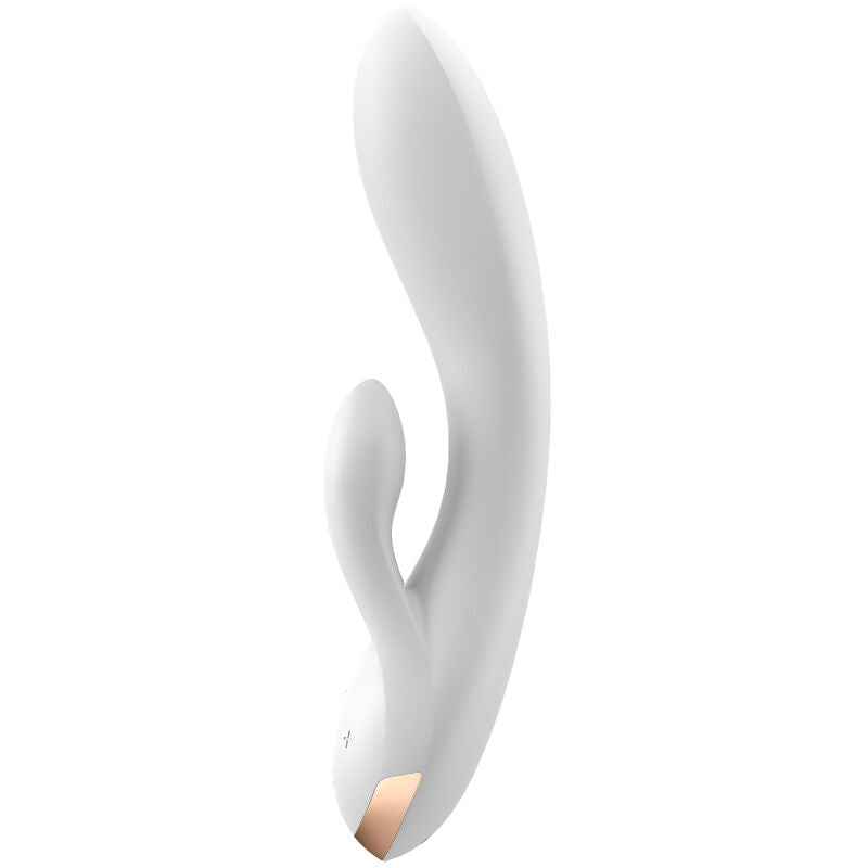 SATISFYER - ANWENDUNG DES SCHWARZEN DOPPELFLEXVIBRATORS