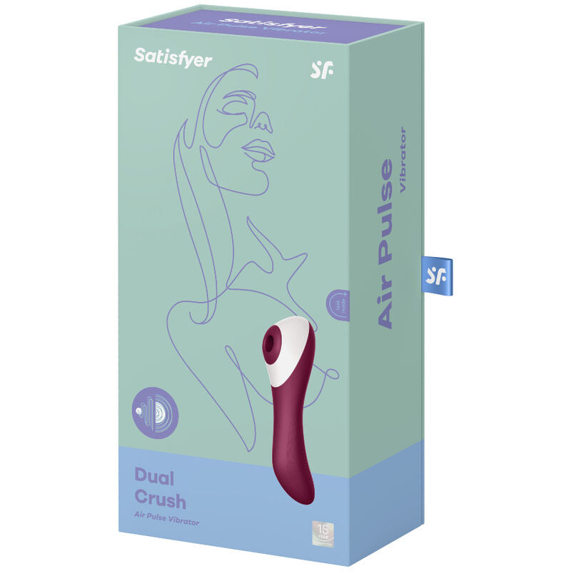 SATISFYER - DUAL CRUSH LUFTIMPULSVIBRATOR