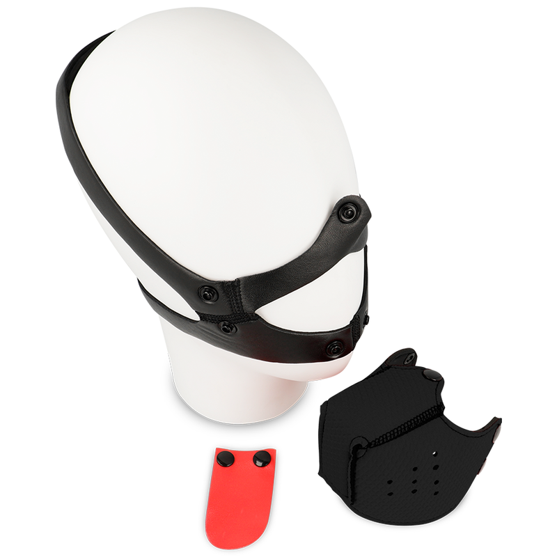 OHMAMA Fetisch-Hundemaulkorb - Schwarz