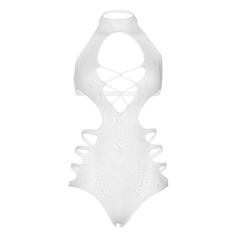 One-Size-Bodysuit mit Cut-out-Trägern – weiß
