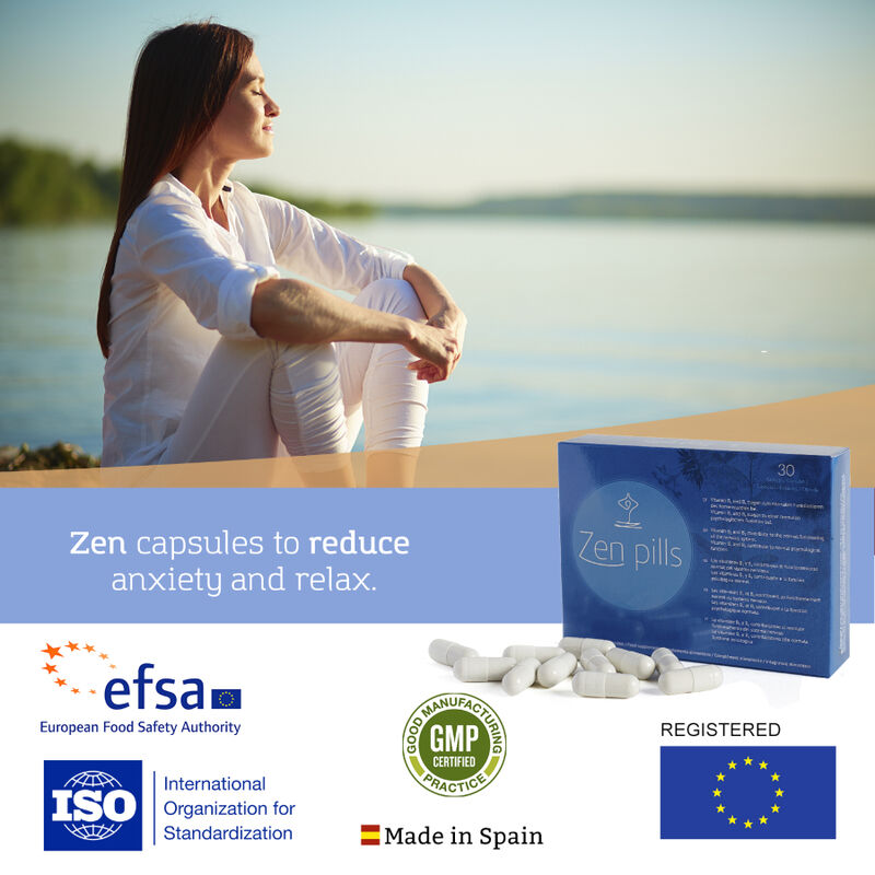Zen Pills Kapseln zur Angstreduzierung
