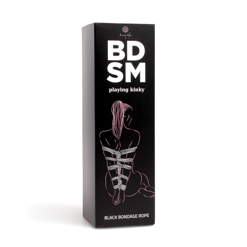 SECRETPLAY - KOLLEKTION SCHWARZE FESSELSEILE BDSM
