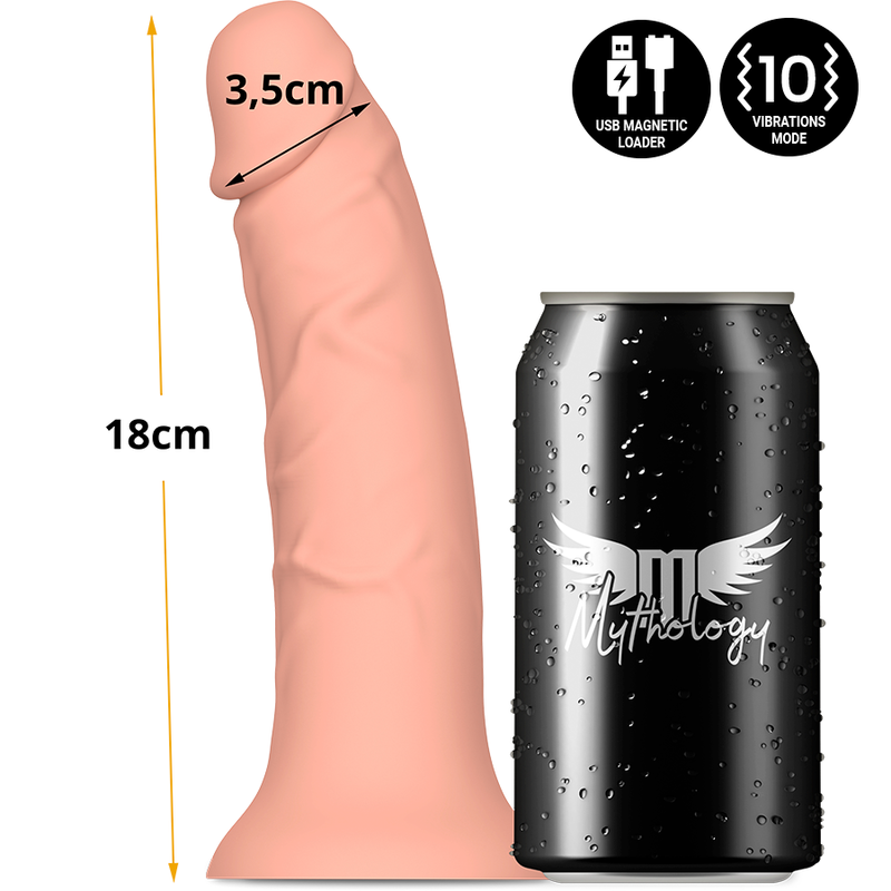 Asher Original Dildo S – Vibrator kompatibel mit der WatchMe Wireless-Technologie