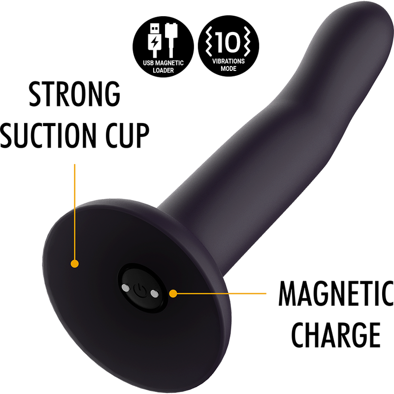 MYTHOLOGIE - DUMAN MYSTIC DILDO L - VIBRATOR KOMPATIBEL MIT WATCHME WIRELESS TECHNOLOGY