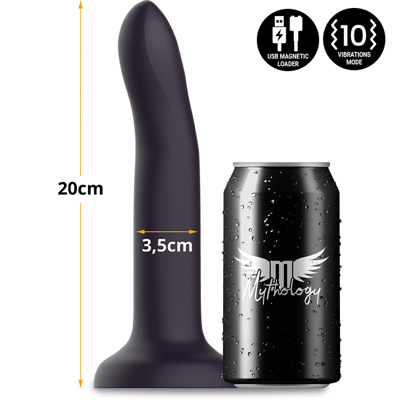 MYTHOLOGIE - DUMAN MYSTIC DILDO L - VIBRATOR KOMPATIBEL MIT WATCHME WIRELESS TECHNOLOGY
