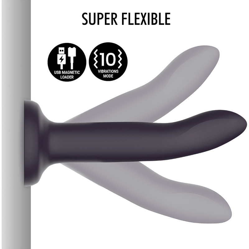 MYTHOLOGIE - DUMAN MYSTIC DILDO L - VIBRATOR KOMPATIBEL MIT WATCHME WIRELESS TECHNOLOGY