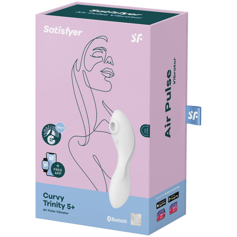 SATISFYER - CURVY TRINITY 5 BLUE STIMULATOR UND VIBRATOR APP