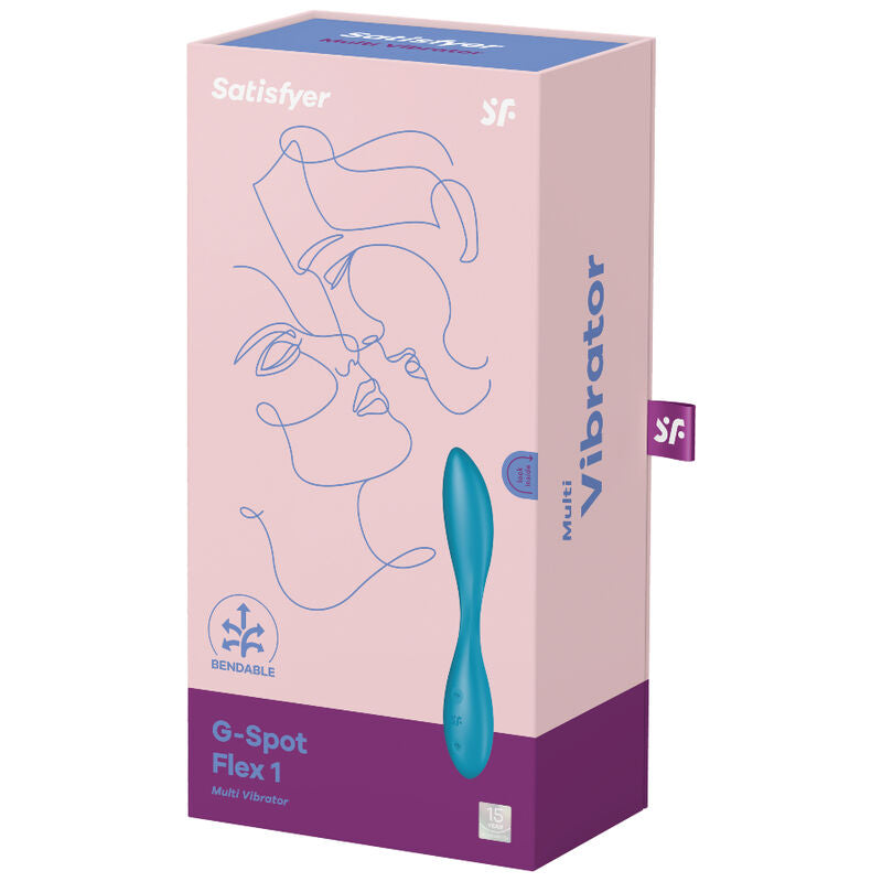 Flex 1 Blauer Multi-G-Punkt-Vibrator