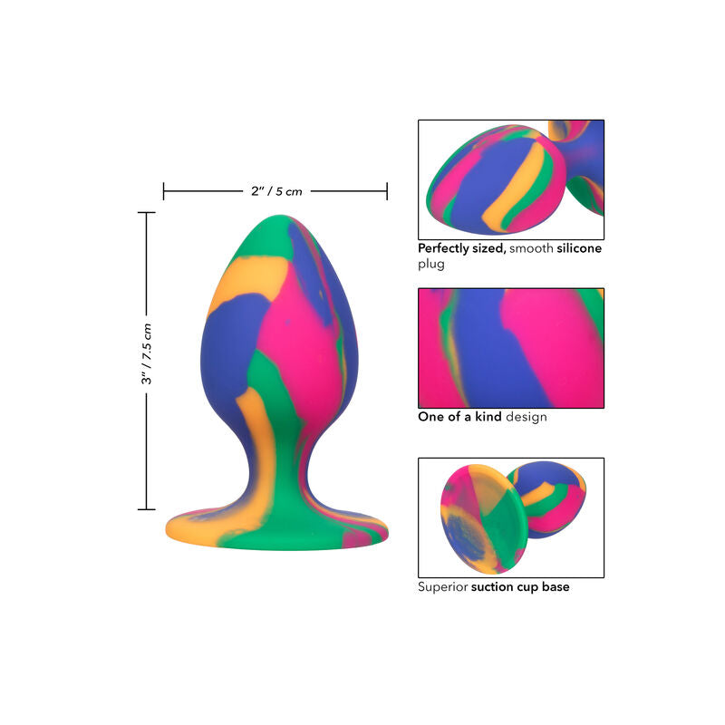 CALEXOTICS - Frecher, mittelgroßer Batik-Analplug