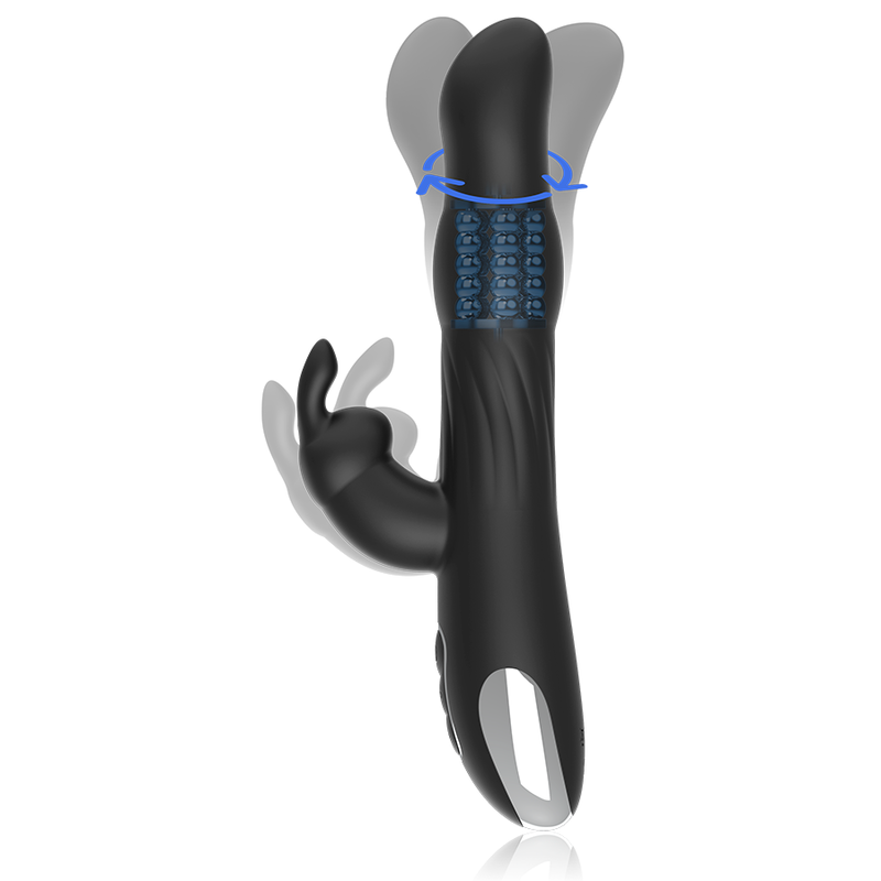 Brilly Glam Moebius Rabbit-Vibrator und Rotator, kompatibel mit der WatchMe-Wireless-Technologie