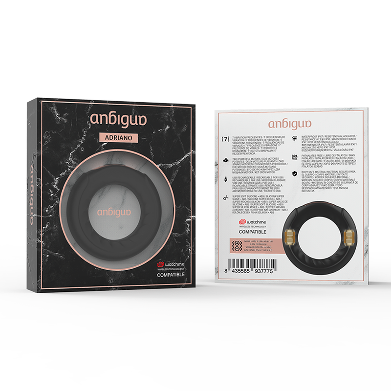 Adriano Vibrationsring kompatibel mit der Watchme-Funktechnologie
