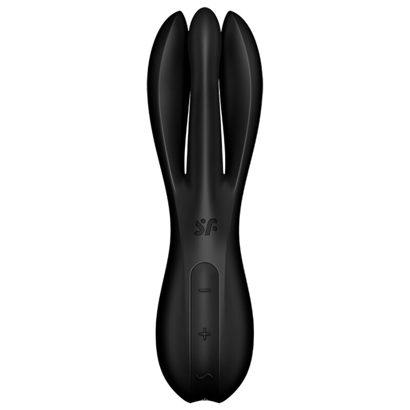 SATISFYER - DREIER-VIBRATOR MIT 2 VIOLETTISCHEN PERLEN
