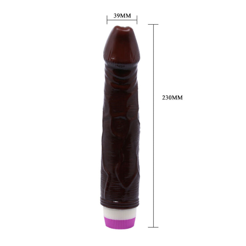 BAILE - PLEASURE WAVES VIBRATOR 23 CM BRAUN