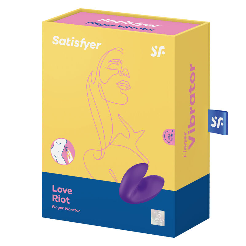 SATISFYER - LOVE RIOT LILA FINGERVIBRATOR
