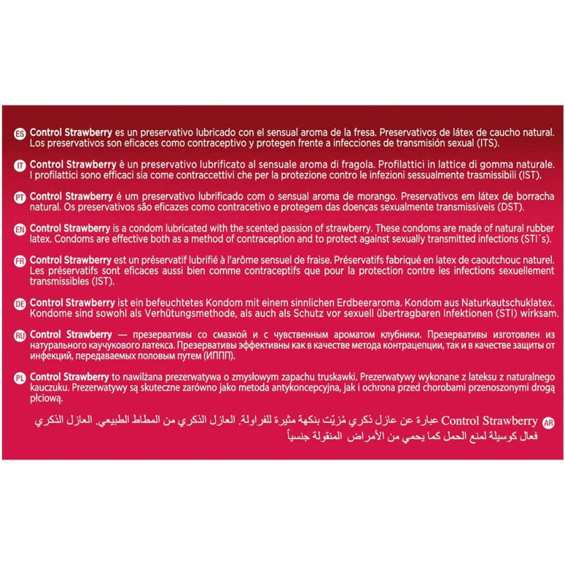 Adapta Erdbeerkondome 144 Einheiten