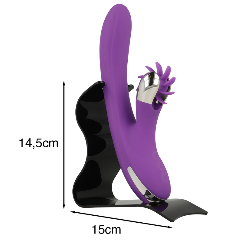 Großer schwarzer Acryl-Displayständer 15,0 x 14,5 cm