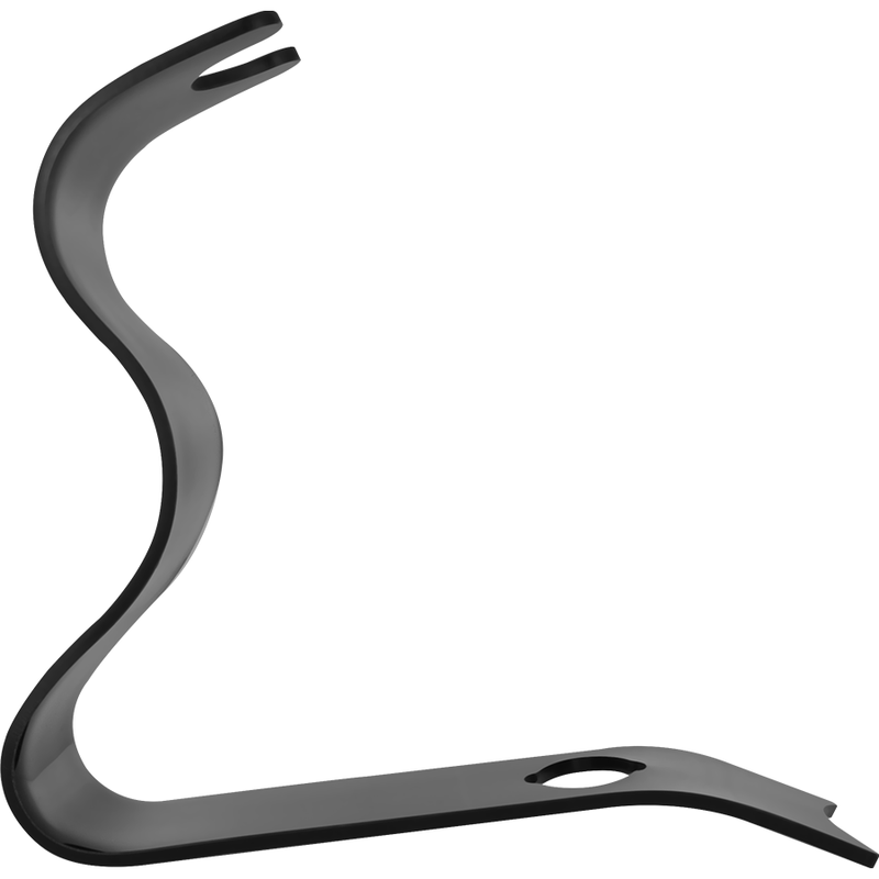 Großer schwarzer Acryl-Displayständer 15,0 x 14,5 cm