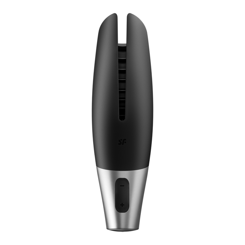 SATISFYER - LEISTUNGSSTARKER SCHWARZER MASTURBATOR