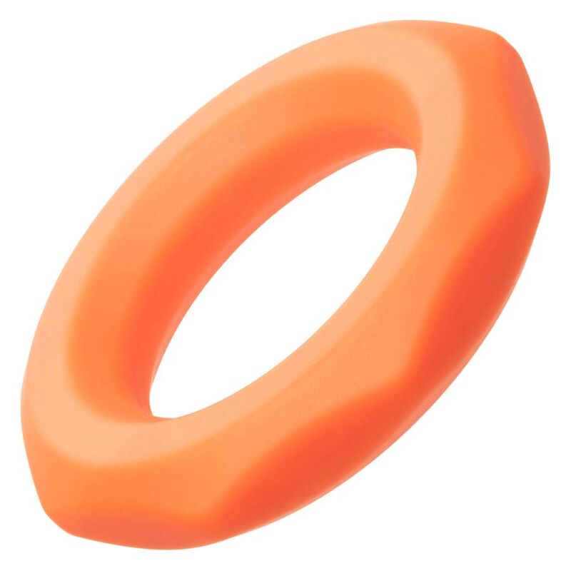 Oranger Alpha-Sexagon-Ring