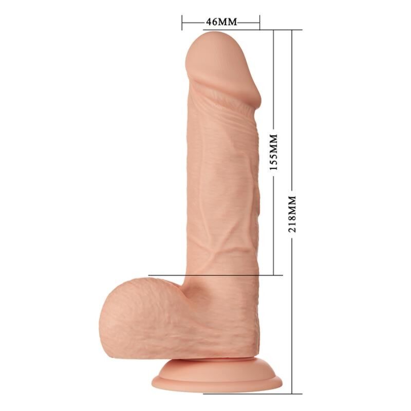 BAILE - SCHÖNE BEGEGNUNG BAHAMUT REALISTISCHER FLEXIBLER DILDO 21,8 CM NATÜRLICH