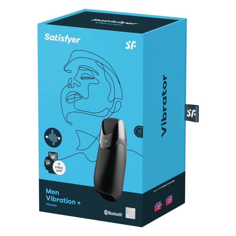 SATISFYER - VIBRATION+ FÜR MÄNNER, SCHWARZ