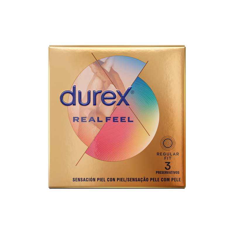 DUREX - REAL FEEL Kondome, 3er-Packung
