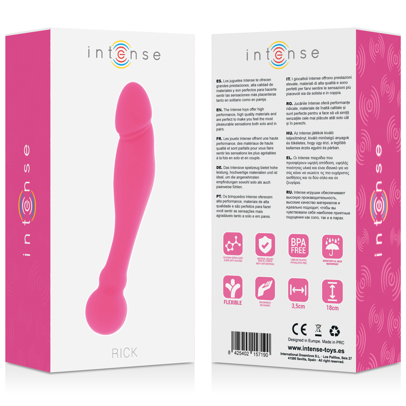 Vibromasseur Rabbit Rick Dual Silicone Double Stimulation - Intense