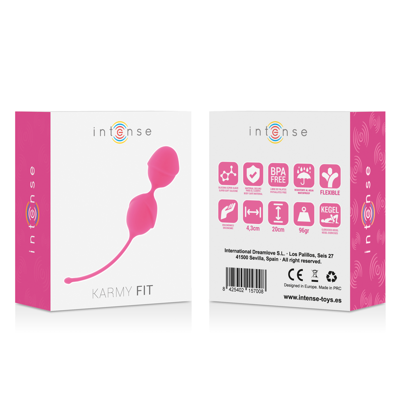 Boules de Kegel Karmy Fit - Silicone Renforcement Pelvien - Intense