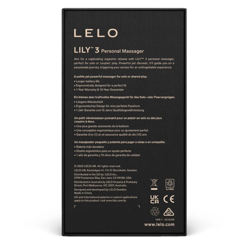 LELO - LILY 3 Persönliches Massagegerät - Lila