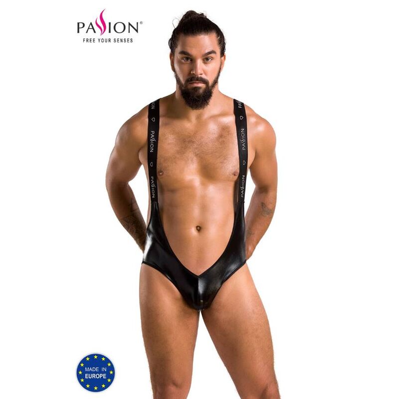 Body Homme Bruno Résille Sexy Manches Longues 2 Tailles - Passion Men