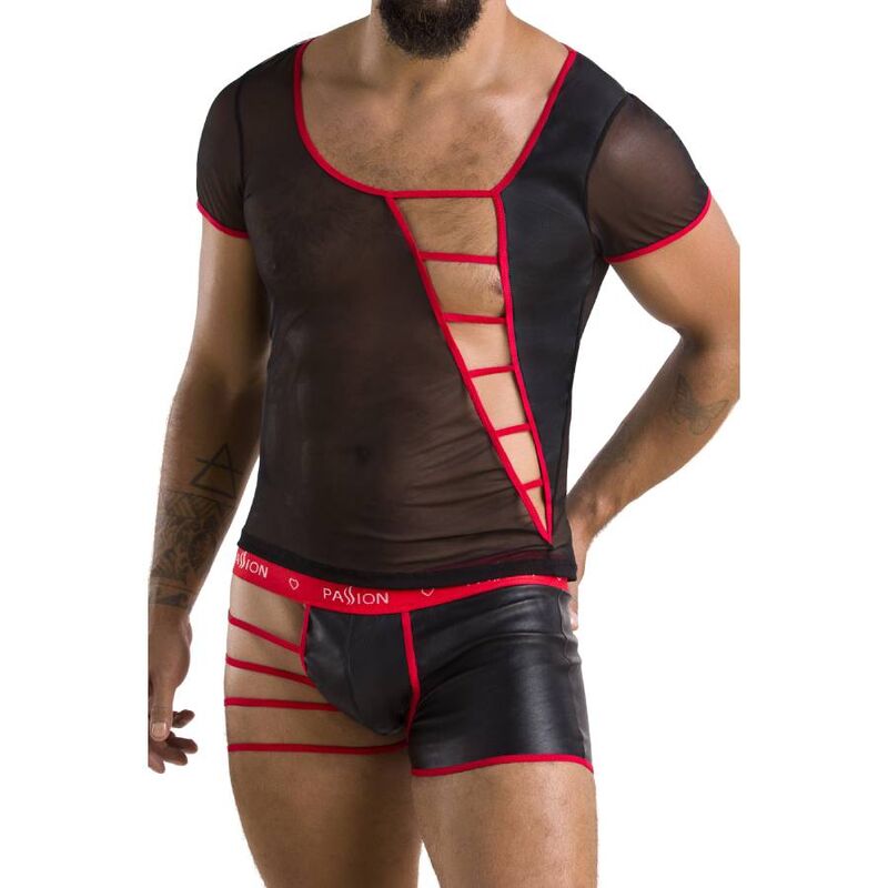 Ensemble Lingerie Homme Mark Boxer et Harnais Ajustable - Passion Men