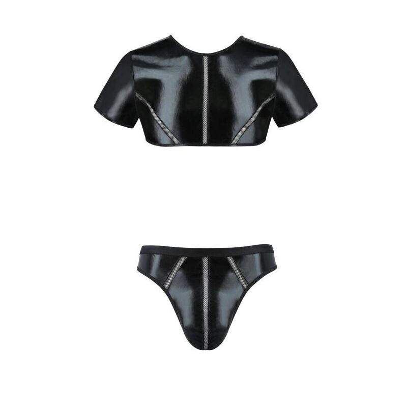 Ensemble Lingerie Homme Peter Noir Polyester Stretch L/XL - Passion Men