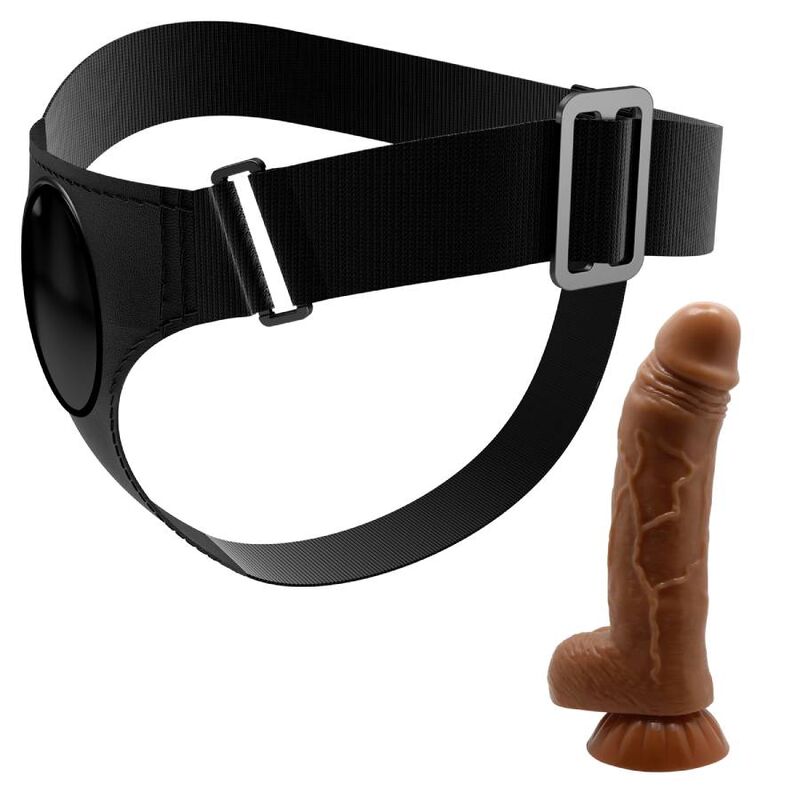 Slip Harness Universal Harness mit Dildo Michael 20 cm schwarz