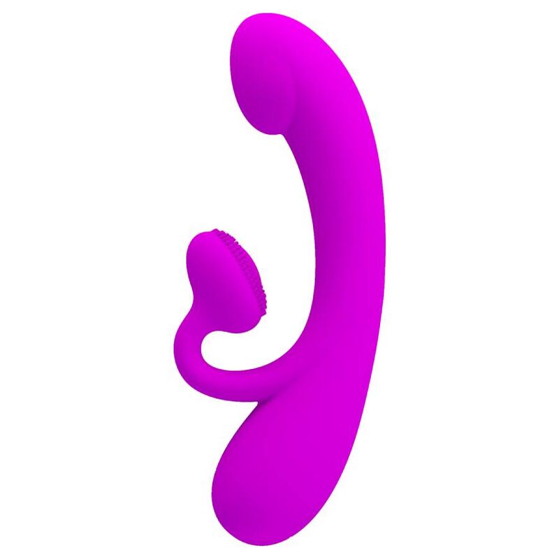 PRETTY LOVE – Silikon-Vibrator und Klitorisstimulator, Silikon, SINCERE PURPLE