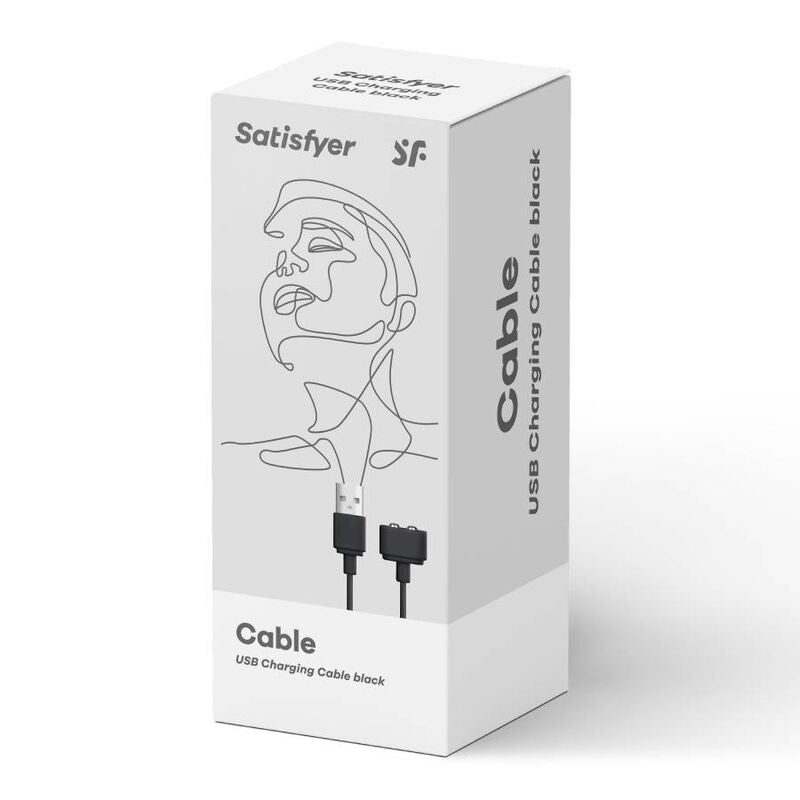 SATISFYER - SCHWARZES LADEKABEL