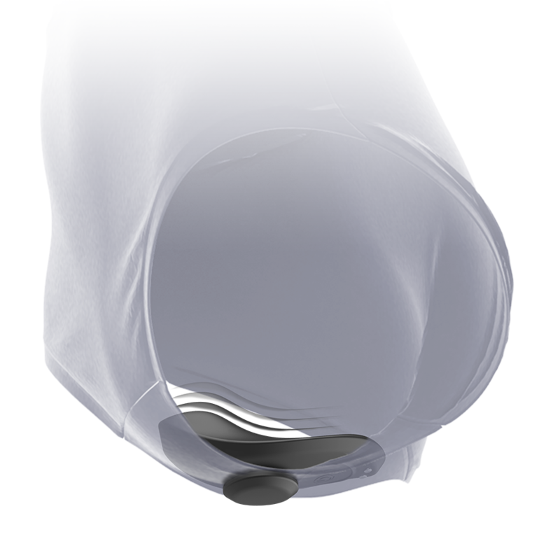 SCHWARZ &amp; SILBER - PRESTON SCHWARZE, WIEDERAUFLADBARE SILIKON-VIBRATIONS-PANTIES