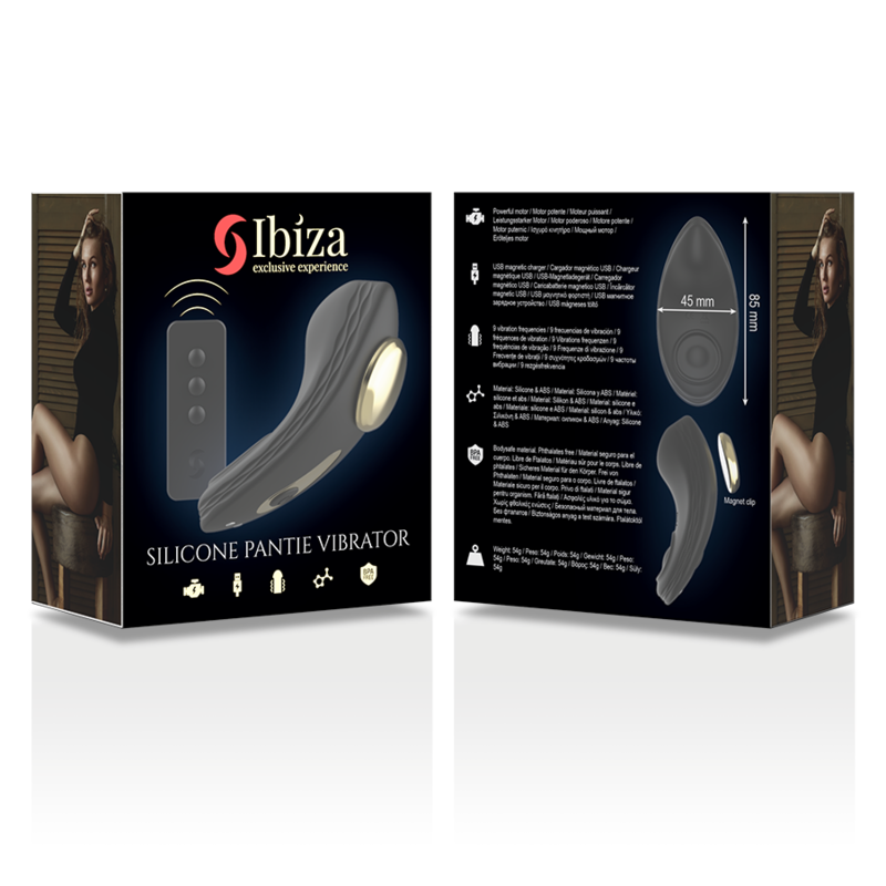 IBIZA - FERNBEDIENBARER SILIKONVIBRATOR-Slip