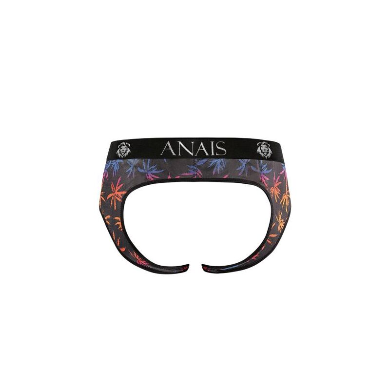 Arrière ouvert du jockstrap Bikini Chill Anais Men et ses bandes imprimées palmiers
